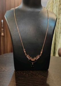 Red Bow Pendant Necklace
