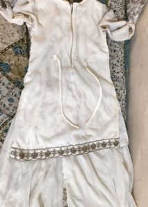 Cream &amp; Gold Embroidered Outfit