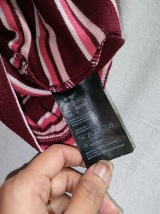 H&amp;M Striped Bodycon Dress
