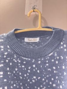 Print Sweater Top