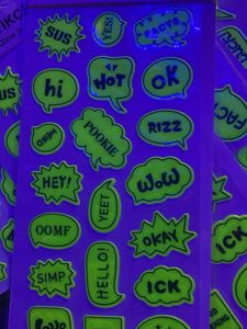 Glow-in-the-Dark Sticker Sheets