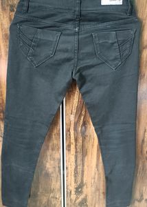 Black Cotton Jeans