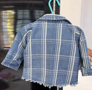 Plaid Denim Shirt &amp; shorts