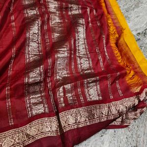Elegant Yellow Saree