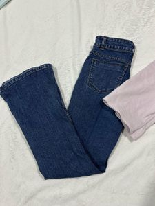 Bootcut Navy Blue Jeans