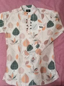 Leaf Print Shirt