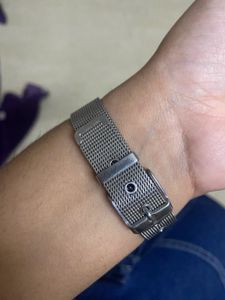 Elegant Silver Wristwatch(not working)