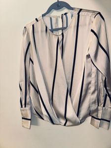 Striped Long Sleeve Blouse