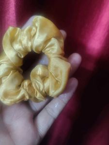 Colorful Scrunchie Set and nailpaint