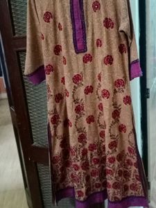 kurta embroidered kashmiri