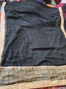 BLACK SAREE With Blouse
