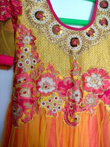 Embroidered Anarkali Dress