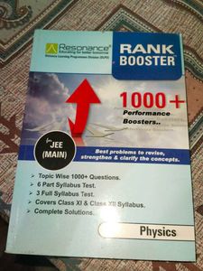 Resonance Rank booster Physics for JEE Mains