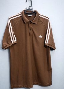 Adidas Brown Polo Shirt