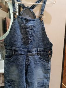 denim jeans jumpsuit
