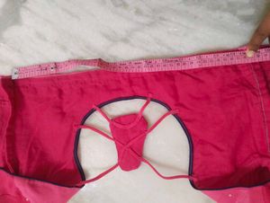 Elegant Pink Embroidered Saree