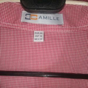 Cute Pink Trimmed Shirt