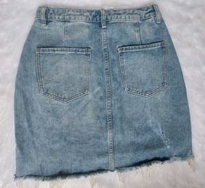 Denim Mini Skirt