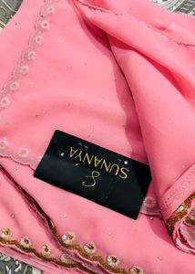 SUNANYA BY Avantra beautiful peach pink saare