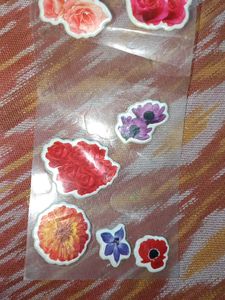 Floral Stickers New Set Of 9pieces