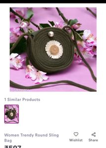 Trendy Round Sling Bag