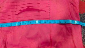Pink Kurti With Printed Inner