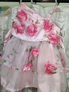 Pink Floral Dress