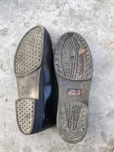 Study Time Black School Shoes