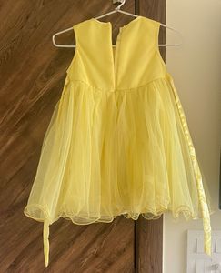 Cute Yellow Flower Dress