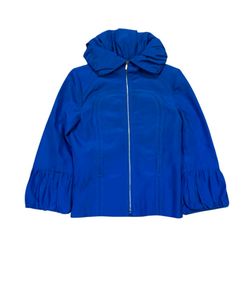 Blue Ruffled Jacket