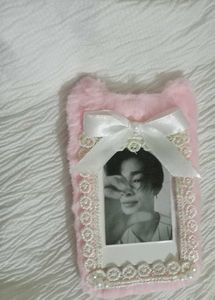 Pink Plush Photo Frame