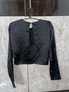 H&amp;M Black Casual And Formal Top