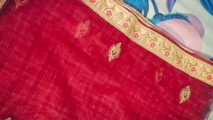 Beautiful Mustard Lehenga With Red Chunni