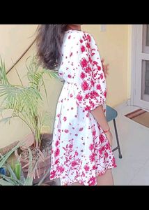 Floral Print Mini Dress