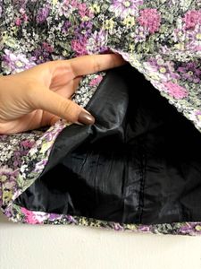 Lilac Garden Sequin Mini Skirt