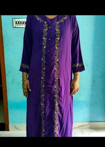 Color Abaya Open Type