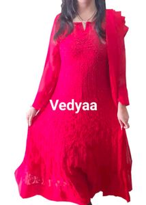 Elegant Red Kurta Set