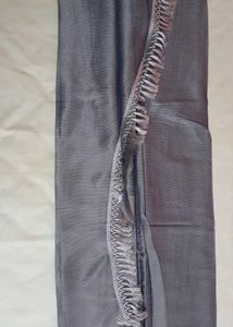 Grey Color Jimmychoo Saree With Hip Belt