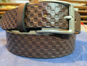 Genuine leather belt