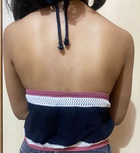 Knit Halter beachwear Top