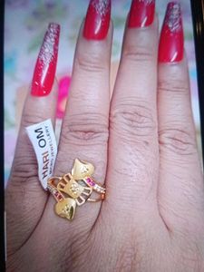 Hari Om Gold Ring