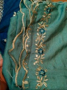 Brand New Short Kurta Plazo With Duppta