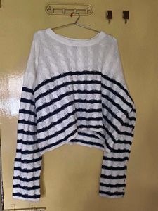 Striped Knit Sweater