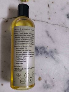 Ventura Organic Sesame Oil | Cold Pressed | Hair,