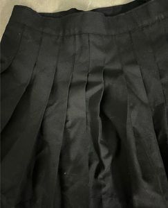 Pleated Black Skirt