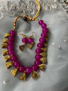 Pink Jewellery Set
