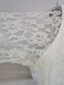 White Netted Dress