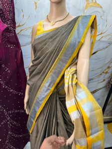 COTTON SAREE WITH BLOUSE