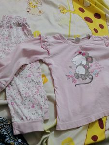 Cute Pink Pajama Set