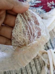 Lace Ruffle Tie Front Top / shrug